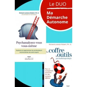 Combinaisons de deux livres portant sur des façons d'explorer son inconscient et ensuite d'avoir les outils thérapeutiques pour s'aider soi-même.