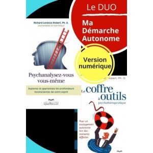 Combinaisons de deux livres numériques portant sur des façons d'explorer son inconscient et ensuite d'avoir les outils thérapeutiques pour s'aider soi-même.